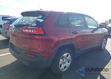 2015 Jeep Cherokee Sport from USA, damaged, VIN 1C4PJLAB0FW517110